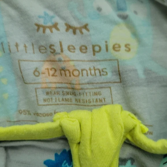 PLAY - Little Sleepies Monster Mayhem Zippy, 6-12M - Picture 3 of 5
